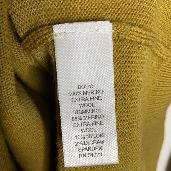 Banana Republic Sweater Adult Large 100%Wool Merino V Neck Casual Mens Pullover - Picture 6 of 9